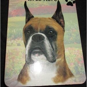 New Boxer Doorknob Hanger